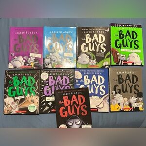 9 Bad Guys books